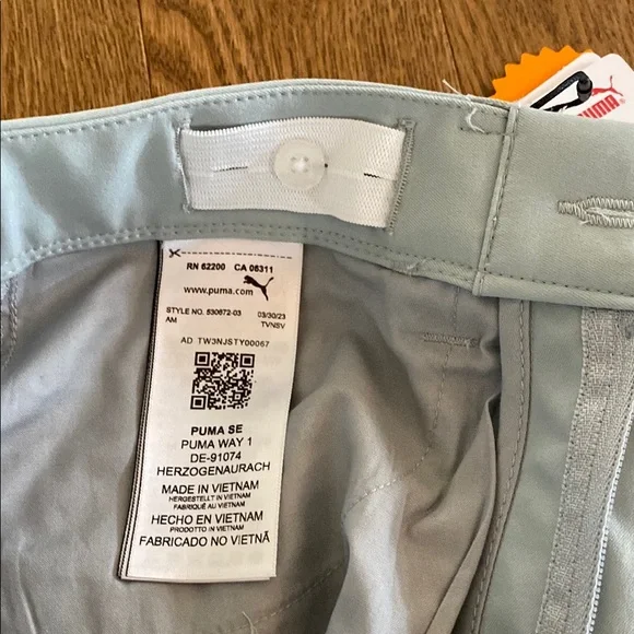 Puma Gray Golf Pants